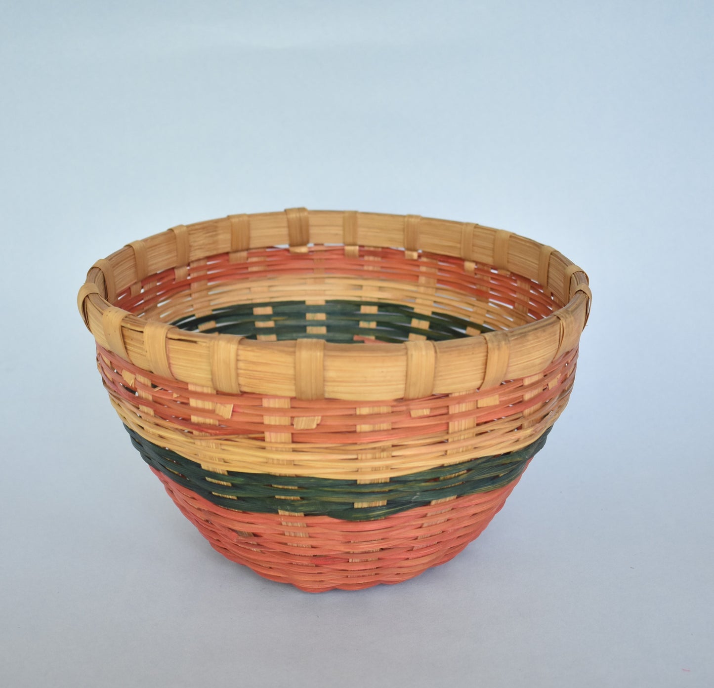 Bamboo Fruit Basket | Round | Multi Colour
