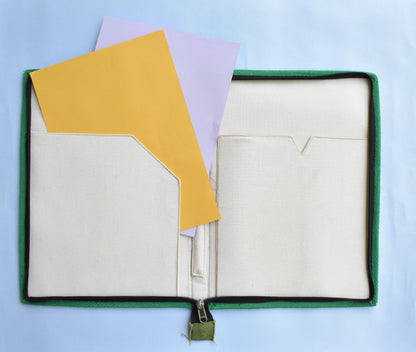 Jute + Bamboo Office Folders