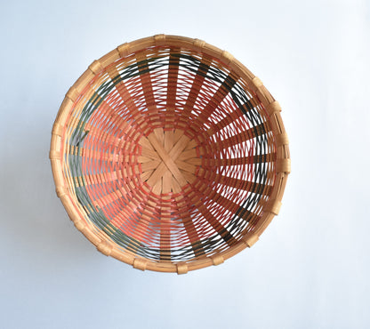 Bamboo Fruit Basket | Round | Multi Colour