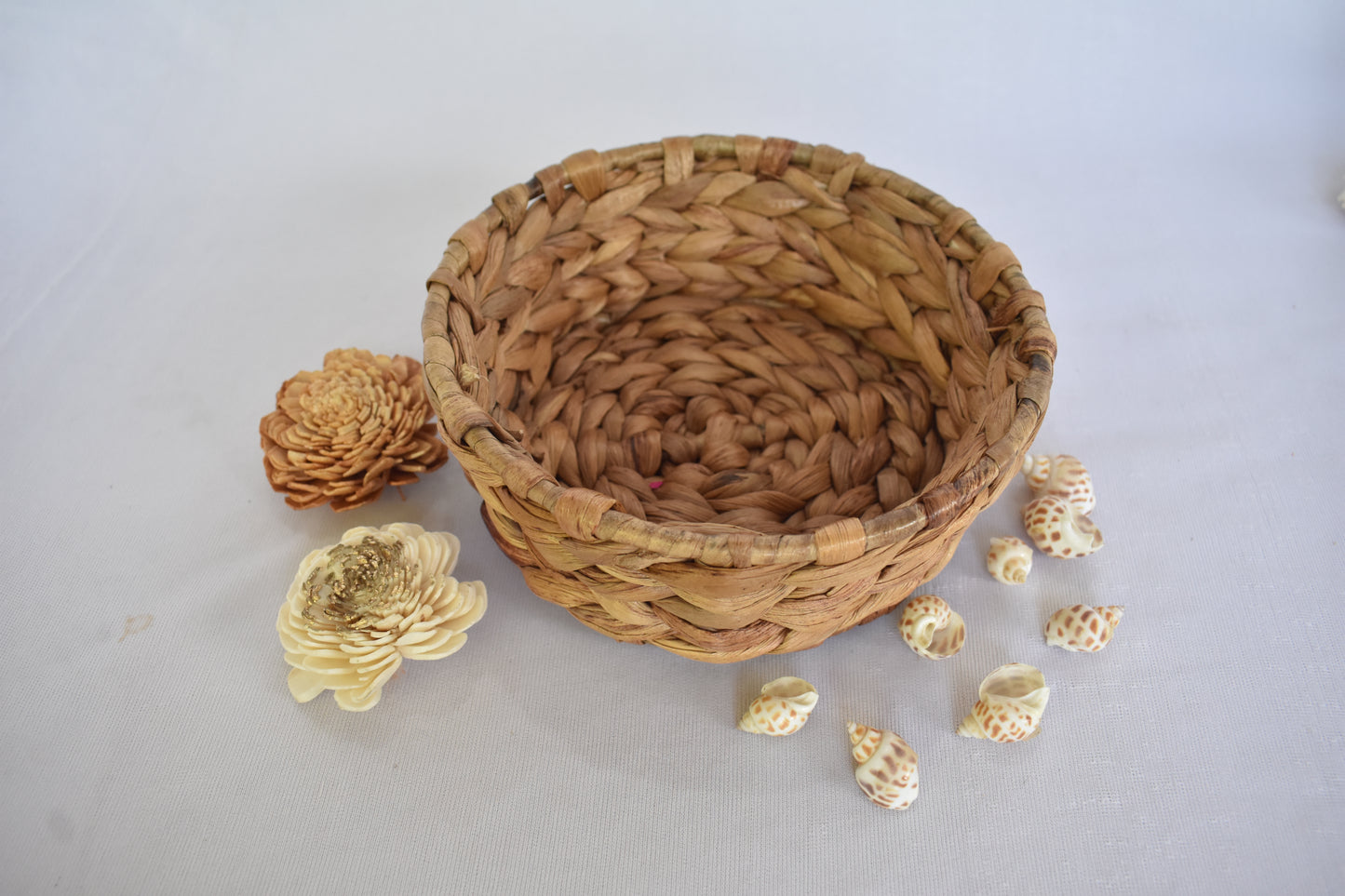 Water Hyacinth Basket | Round | Small Basket