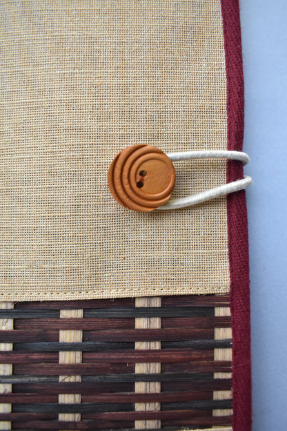 Jute + Bamboo Office Floders