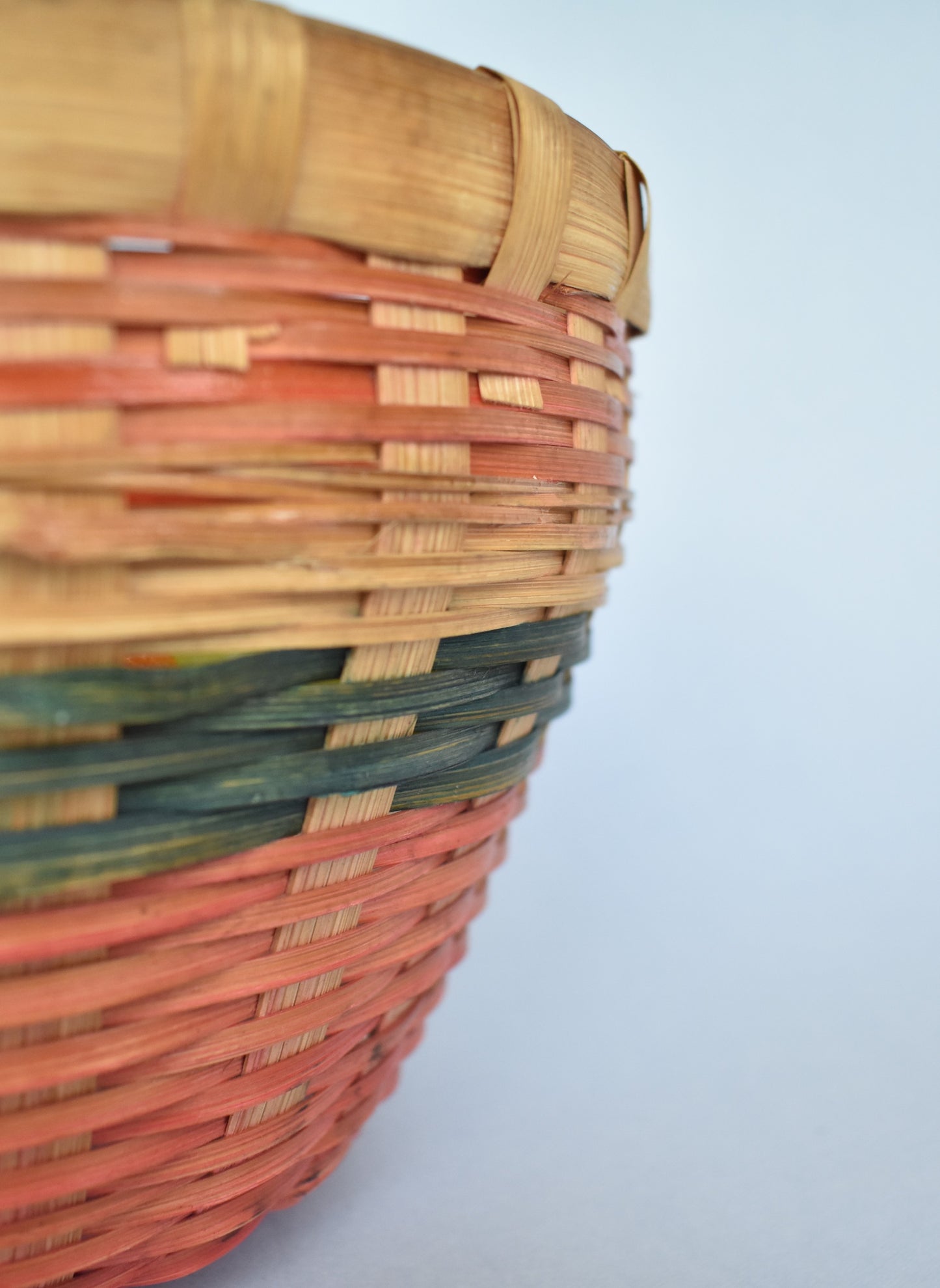 Bamboo Fruit Basket | Round | Multi Colour