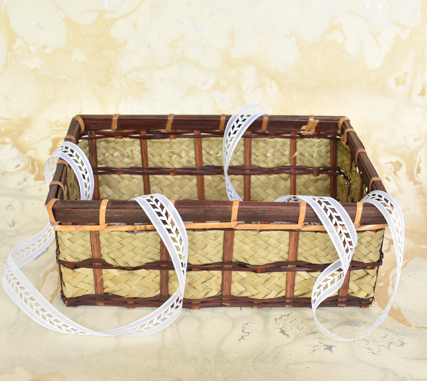 Bamboo Multi Purpose Storage Basket