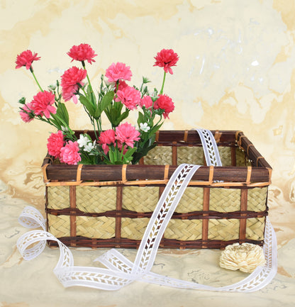 Bamboo Multi Purpose Storage Basket