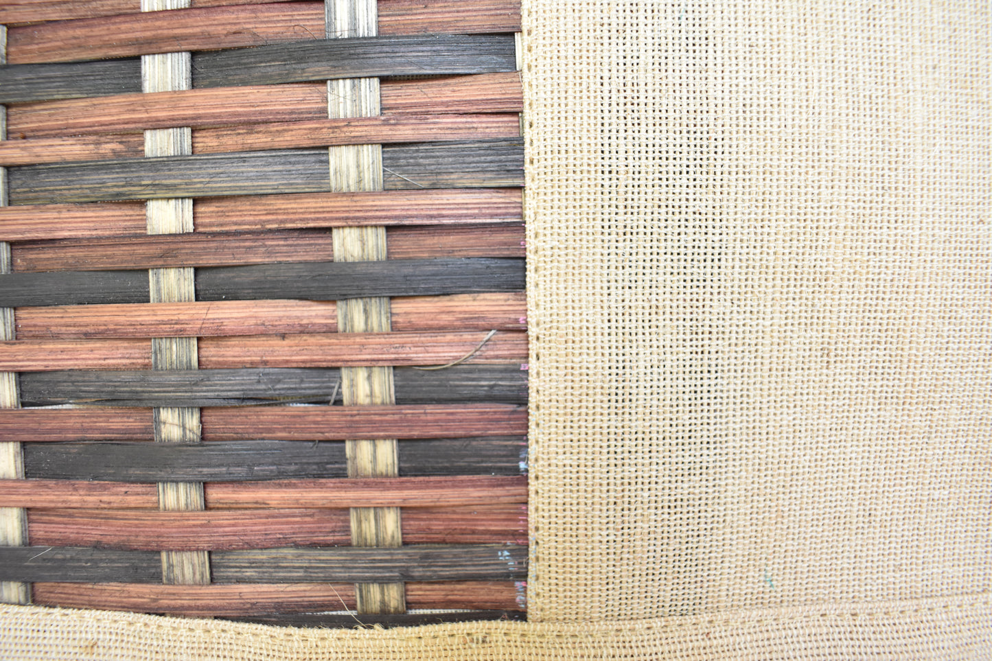 Jute + Bamboo Short Handle Tote Bag