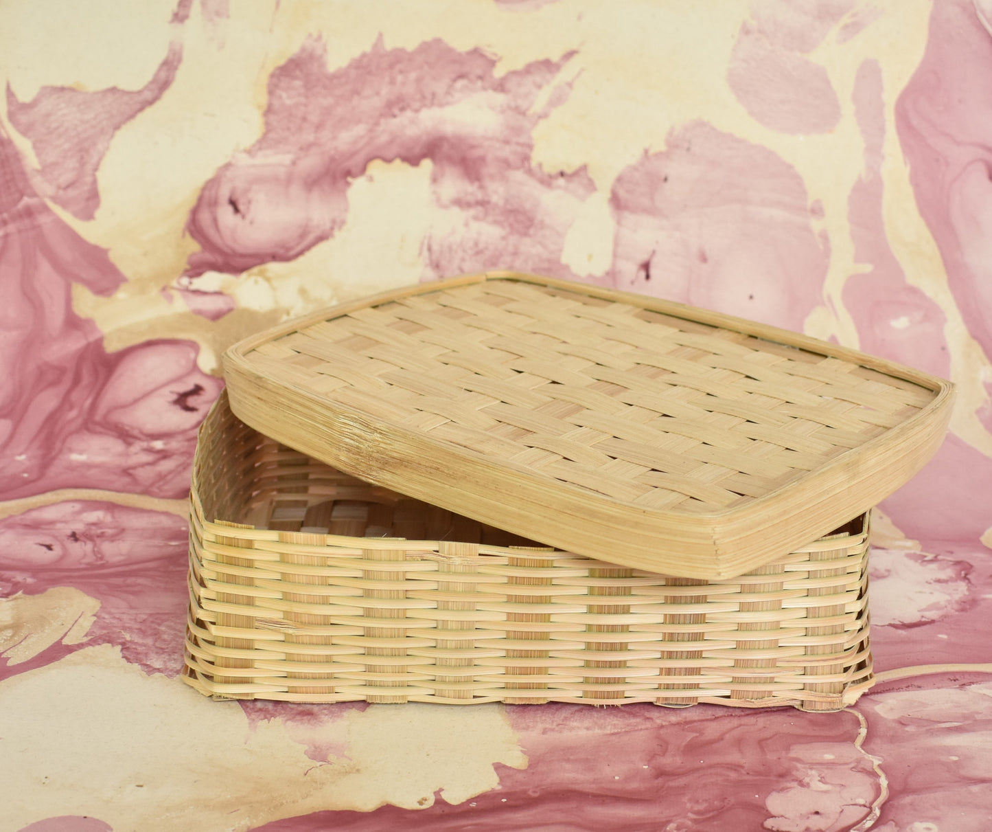 Bamboo Multi Purpose Storage Basket | With Led