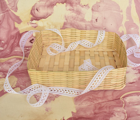 Bamboo Multi Purpose Storage Basket | With Lid