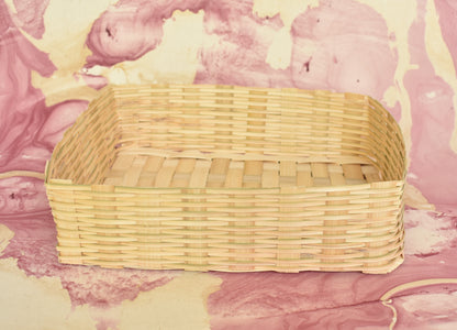 Bamboo Multi Purpose Storage Basket | With Lid