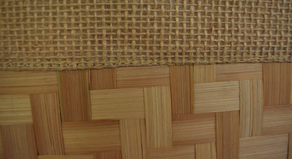 Jute + Bamboo Short Handle Tote Bag