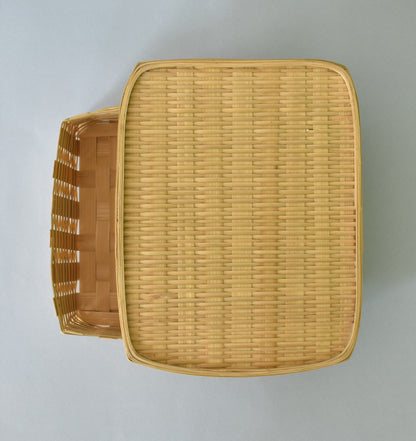 Bamboo Multi Purpose Storage Basket | With Lid
