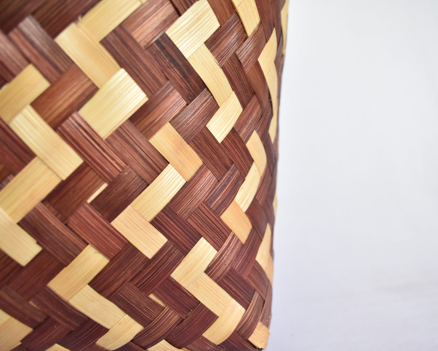 Bamboo Multi Purpose Storage Container | Round Shape | Set Of 2