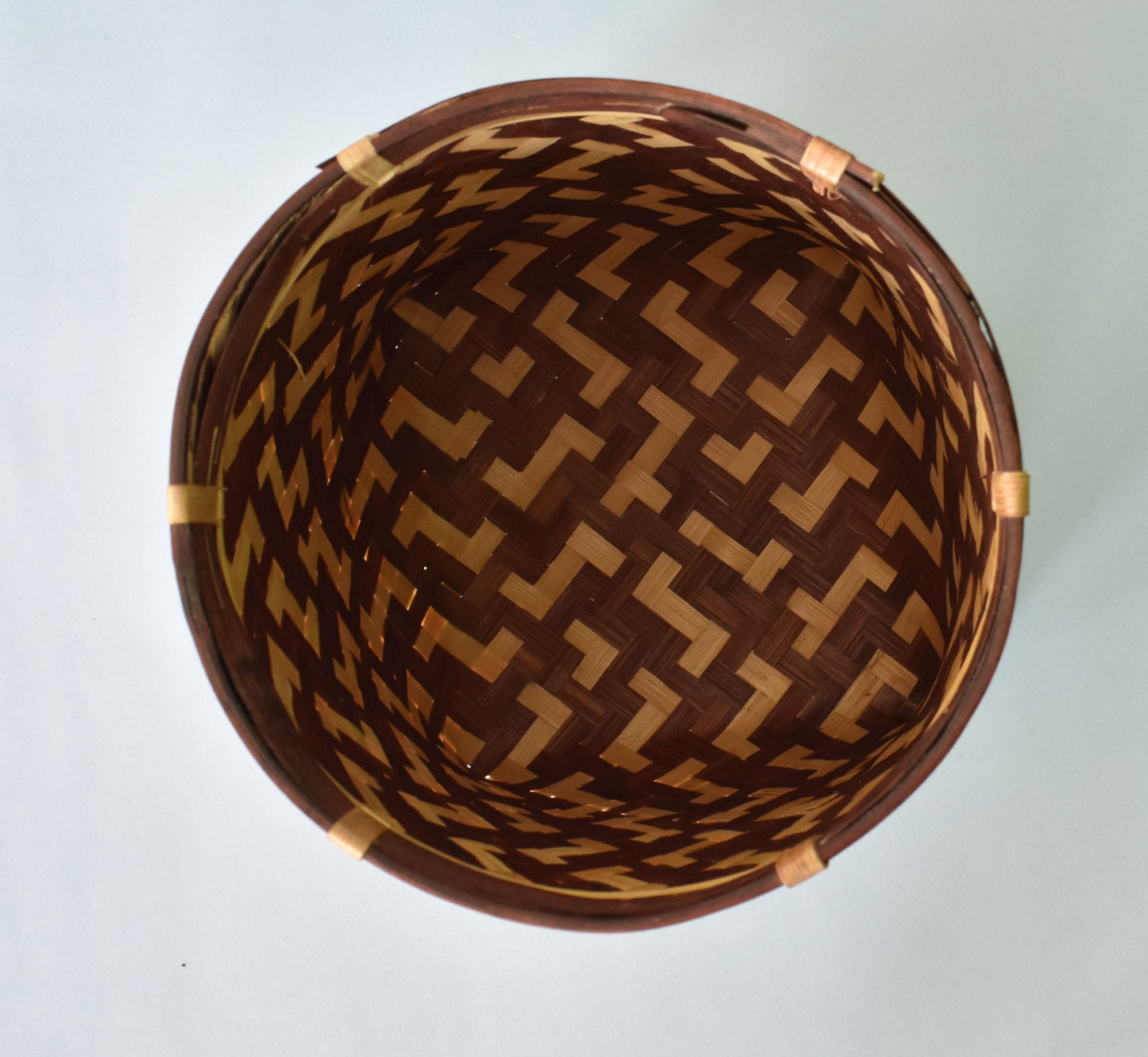 Bamboo Multi Purpose Storage Container | Round Shape | Set Of 2