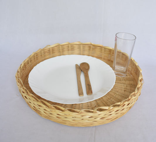 Bamboo Tray | Round Shape