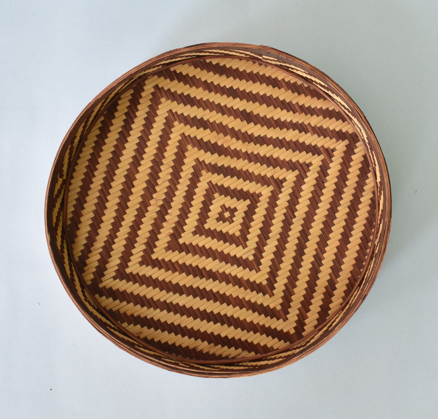 Bamboo Decorative Tray | Round Shape