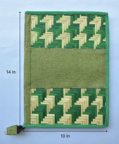 Jute + Bamboo Office Folders