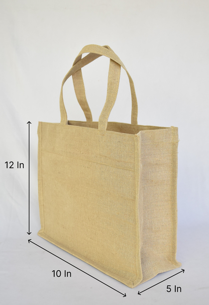 Plain Jute Tote Bag