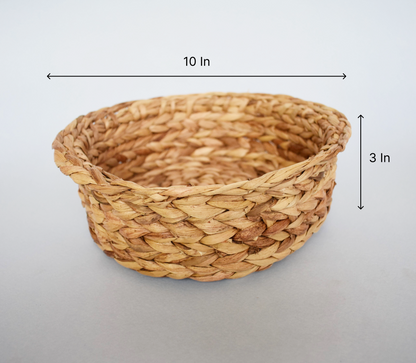 Water Hyacinth | Fruit Basket | Round Shape