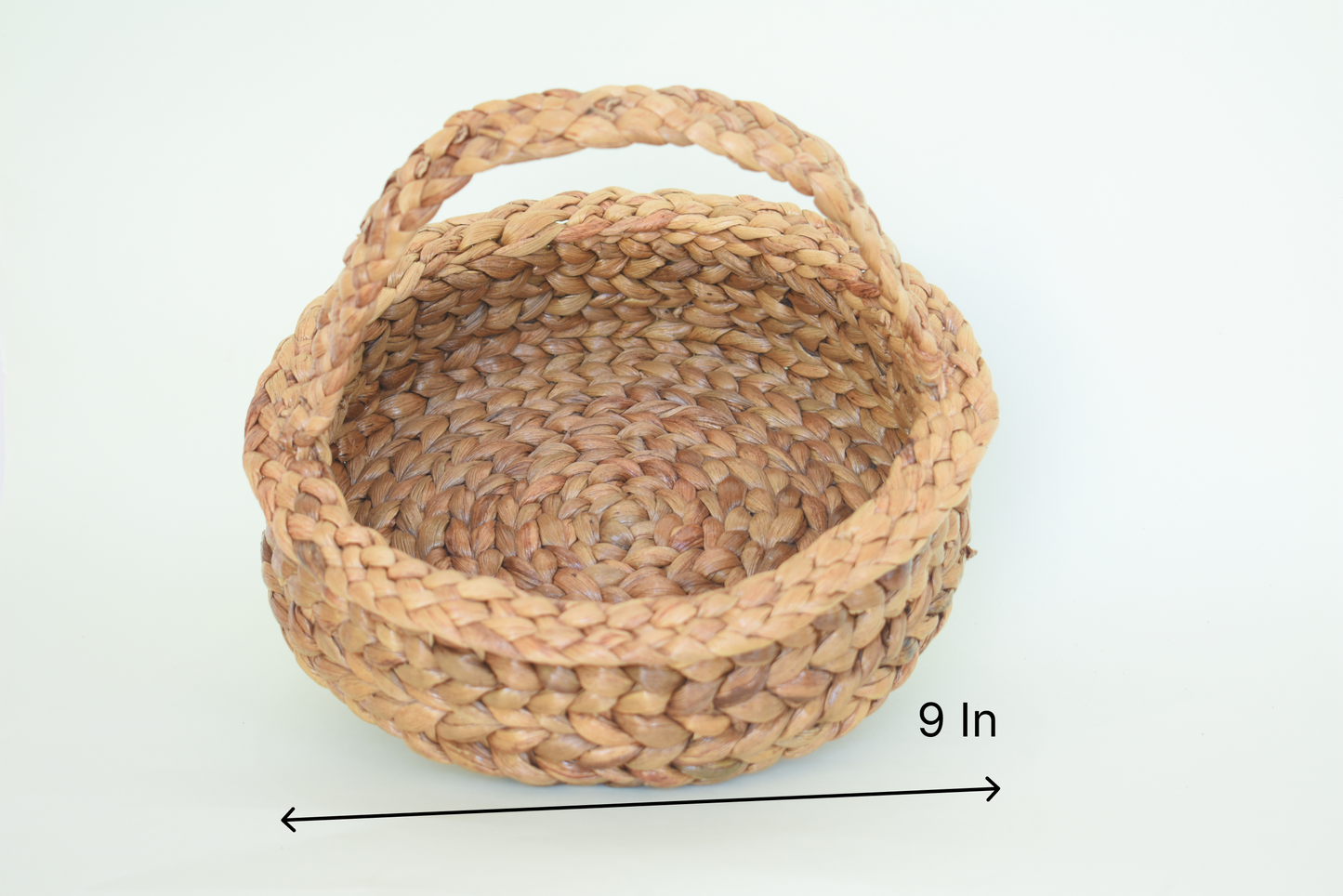 Water Hyacinth Fruit Basket | With Handle