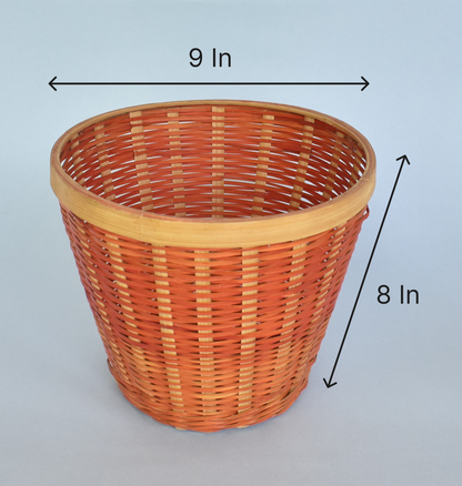 Bamboo Storage Bin | Round Shape |Small