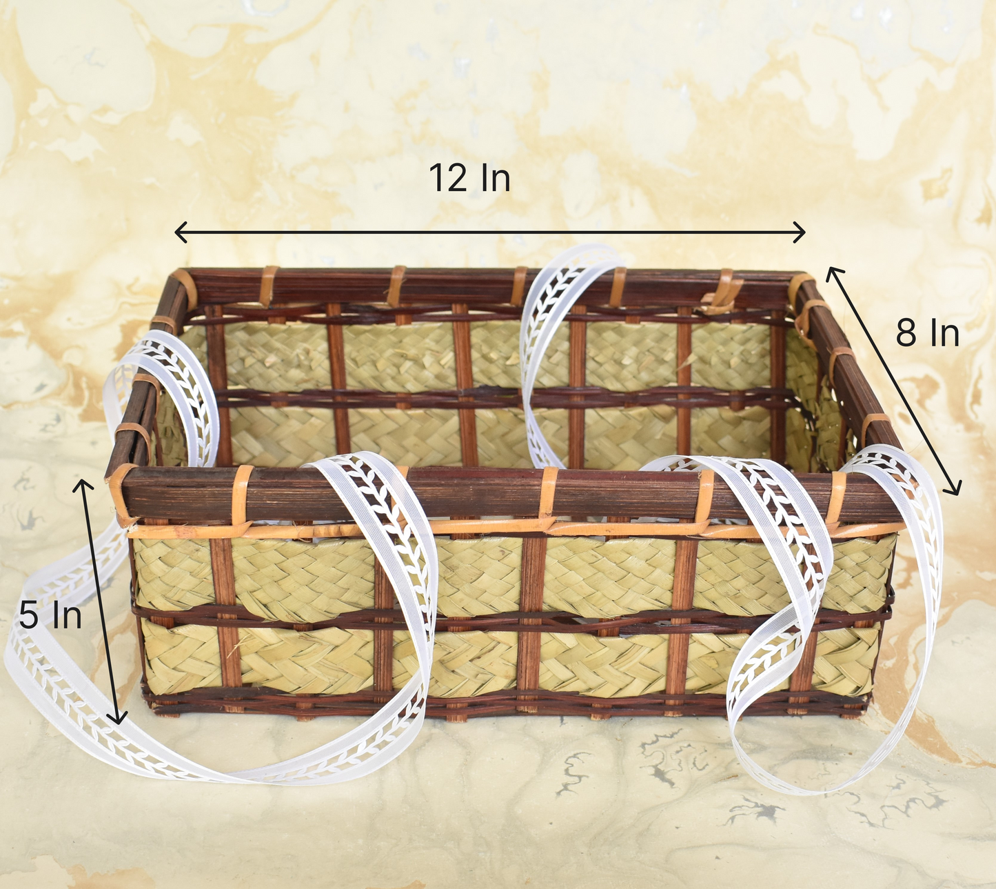 Bamboo Multi Purpose Storage Basket