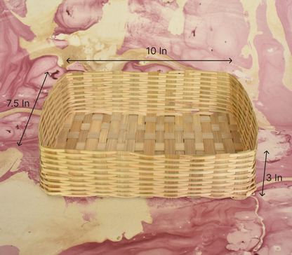 Bamboo Multi Purpose Storage Basket | With Led