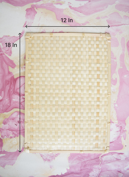 Bamboo Table Mat | Set Of 6 | Rectangular Shape