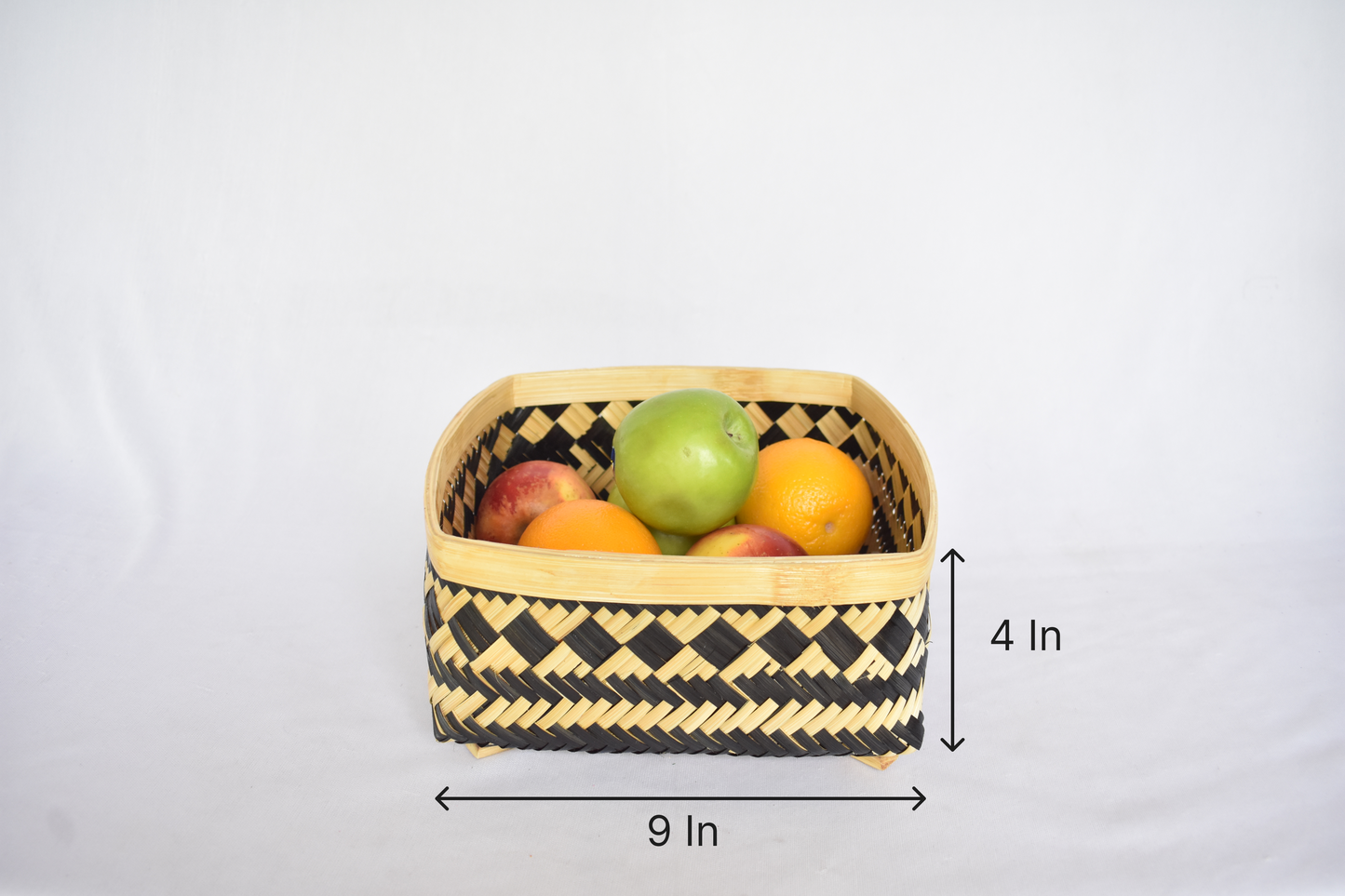 Bamboo Multi Purpose Storage Basket | Square | Small