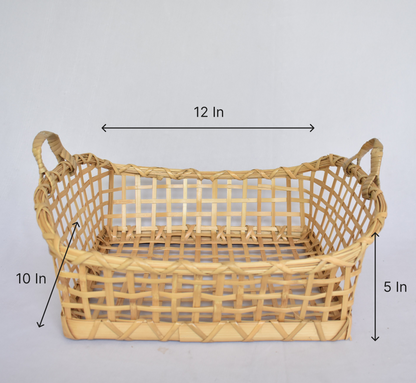 Bamboo Multi Purpose Storage Basket