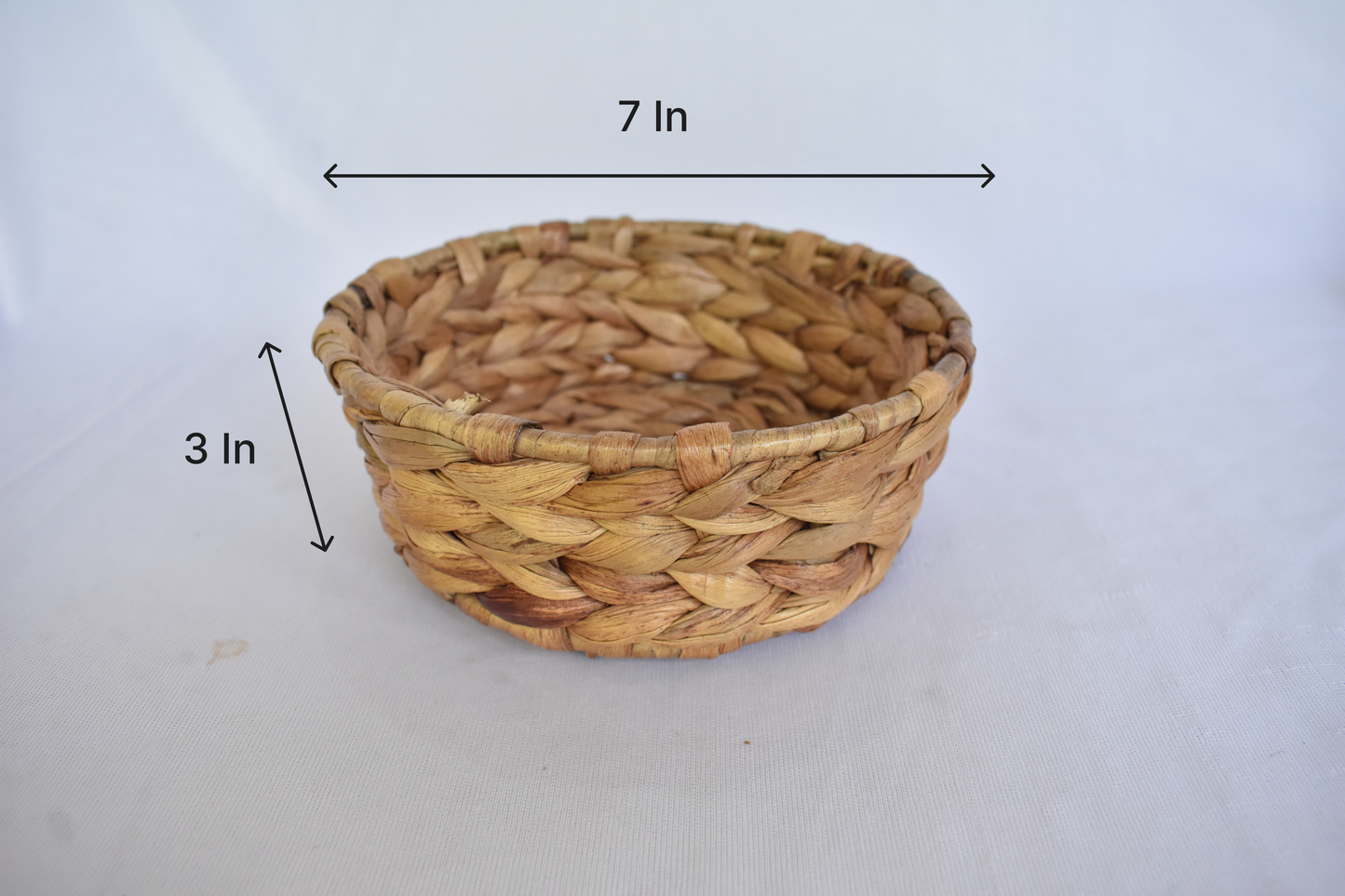 Water Hyacinth Basket | Round | Small Basket