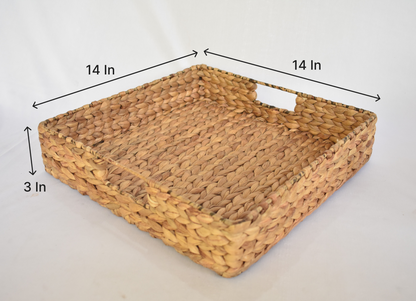 Water Hyacinth Tray | Square Tray